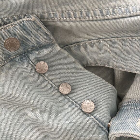 WE THE FREE TIDAL WAVE DENIM MINI SKIRT NWT SIZE 30 - Picture 7 of 8